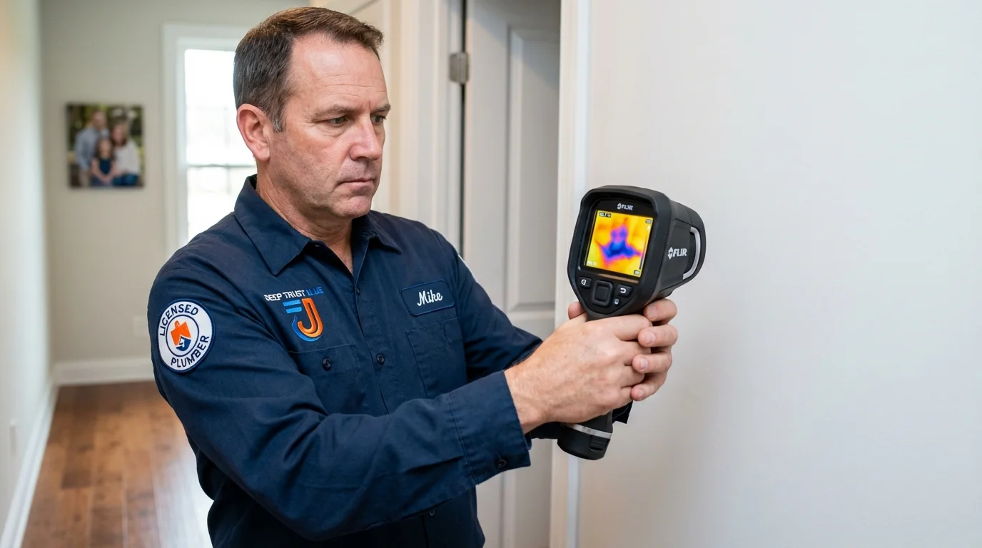 Thermal imaging leak detection by Johns Plumbing LLC in Holden